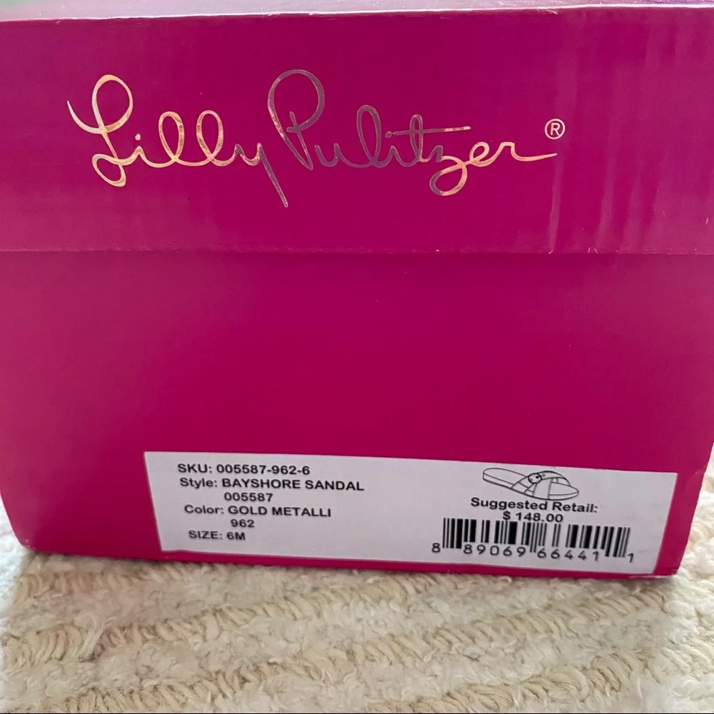 NWT Lilly Pulitzer Bayshore sandal